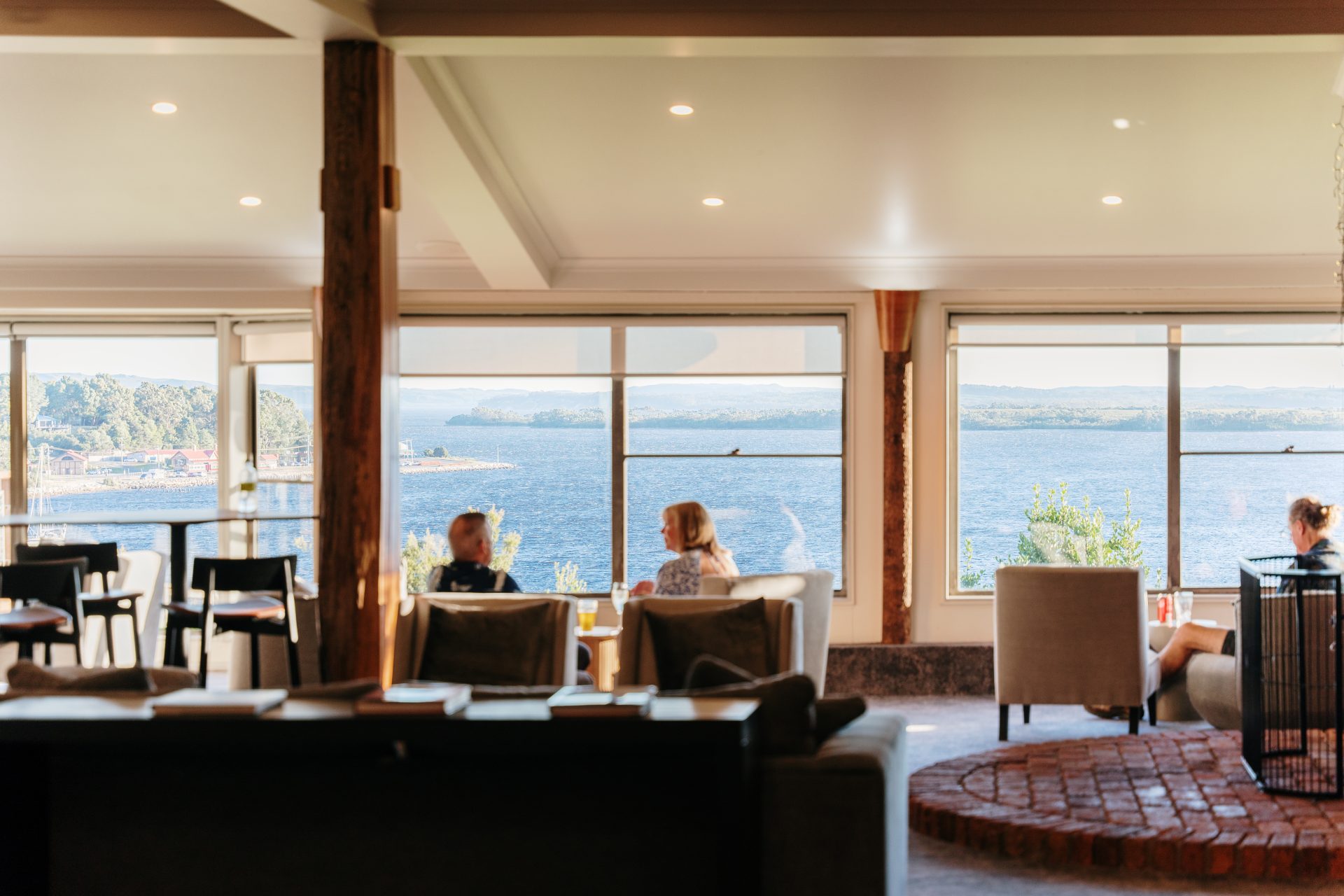 Guest accommodation interior at Strahan Village